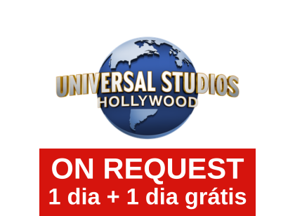 UNIVERSAL STUDIOS HOLLYWOOD - PROMOÇÃO: 01 Dia + 01 Grátis!
